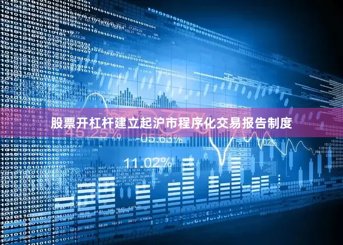 股票开杠杆建立起沪市程序化交易报告制度