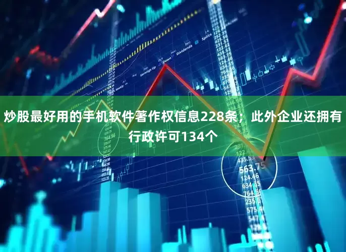 炒股最好用的手机软件著作权信息228条；此外企业还拥有行政许可134个
