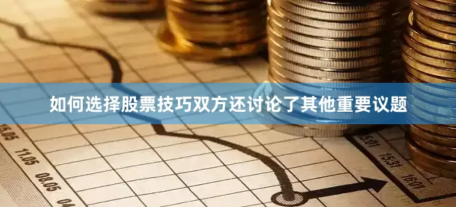 如何选择股票技巧双方还讨论了其他重要议题