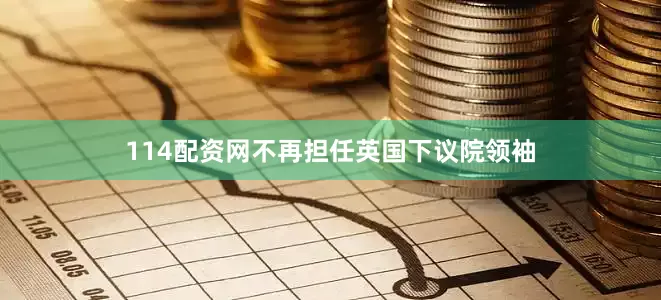 114配资网不再担任英国下议院领袖